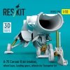 RESKIT RSU32-0184 A-7E Corsair II air intakes, wheel bays, landing gears, wheels for Trumpeter kit (3D Printed) (1/32)